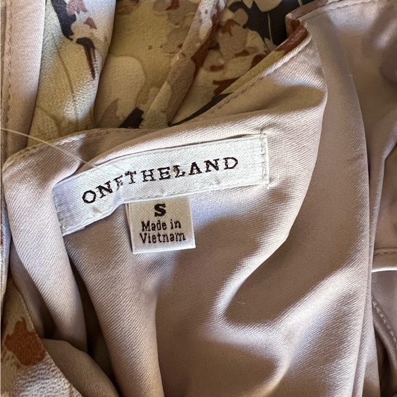 ⬇️ONETHELAND(True Bohemian)NWTWomen’s Long Dress S Greyish/Brown Pinkish Family - Picture 2 of 12